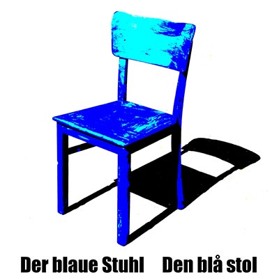 Der blaue Stuhl